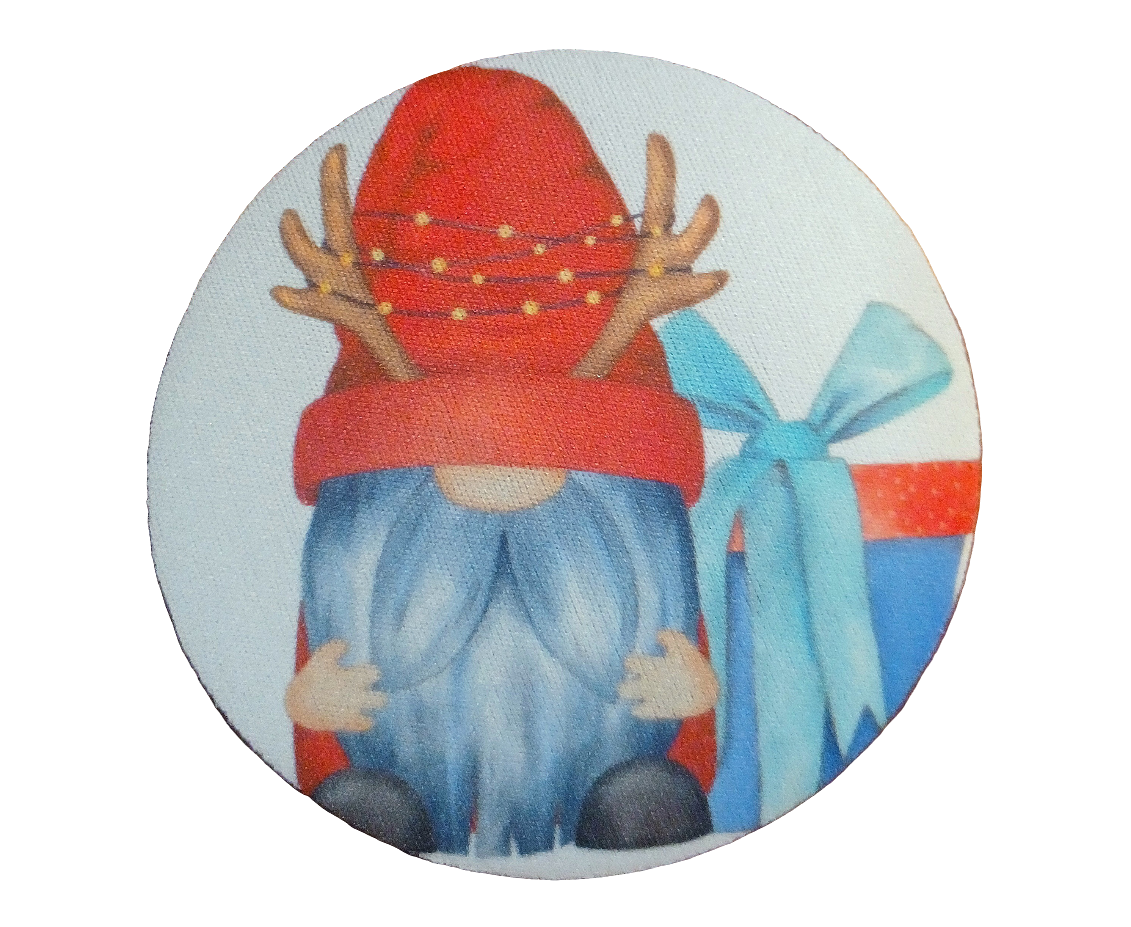 Gnome Xmas coasters